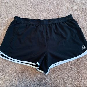 Reebok Black Athletic Shorts - Size Large
